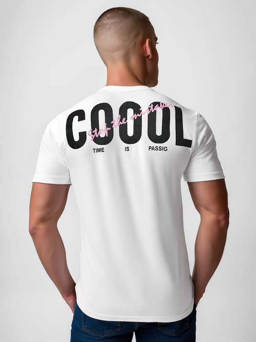 Moška majica bela OZONEE O/T1278/1Z