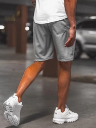 Moške športne kratke hlače sive OZONEE O/WW20012/2