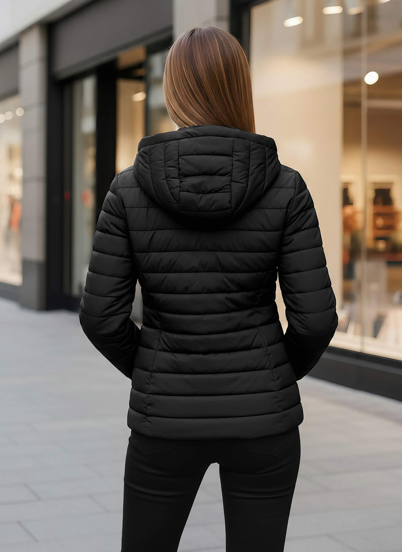 Ženska jakna črna OZONEE JS/16M9103/392Z