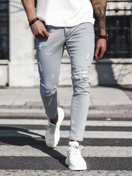 Moške kavbojke sive OZONEE DO/2463