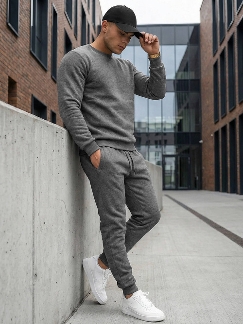 Moška trenirka grafitni OZONEE JS/68C10380/5Z