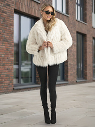 Ženska jakna bela OZONEE JS/11Z8261