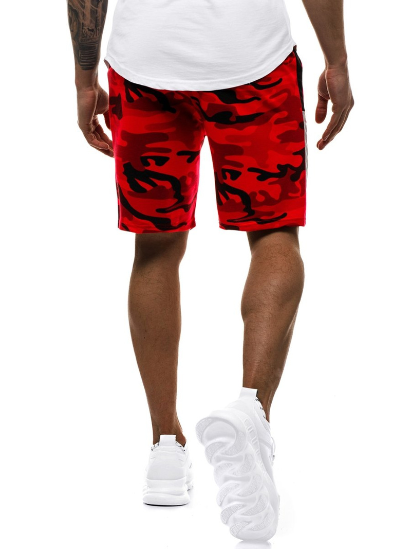 Moške kratke hlače rdeče OZONEE JS/KK300160