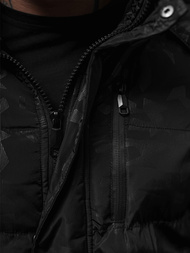 Moška zimska jakna črna OZONEE JS/27M8109