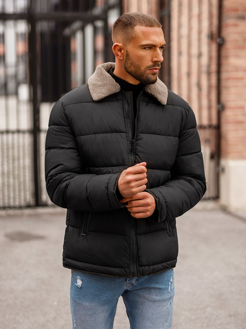 Moška jakna črna OZONEE JS/31M5010Z