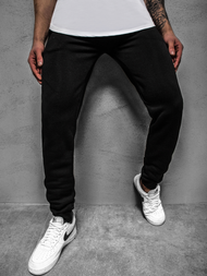 Moške športne hlače črne JS/YW006Z