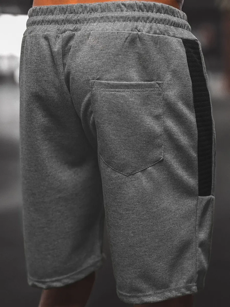 Moške športne kratke hlače grafitne OZONEE O/WW20013/3