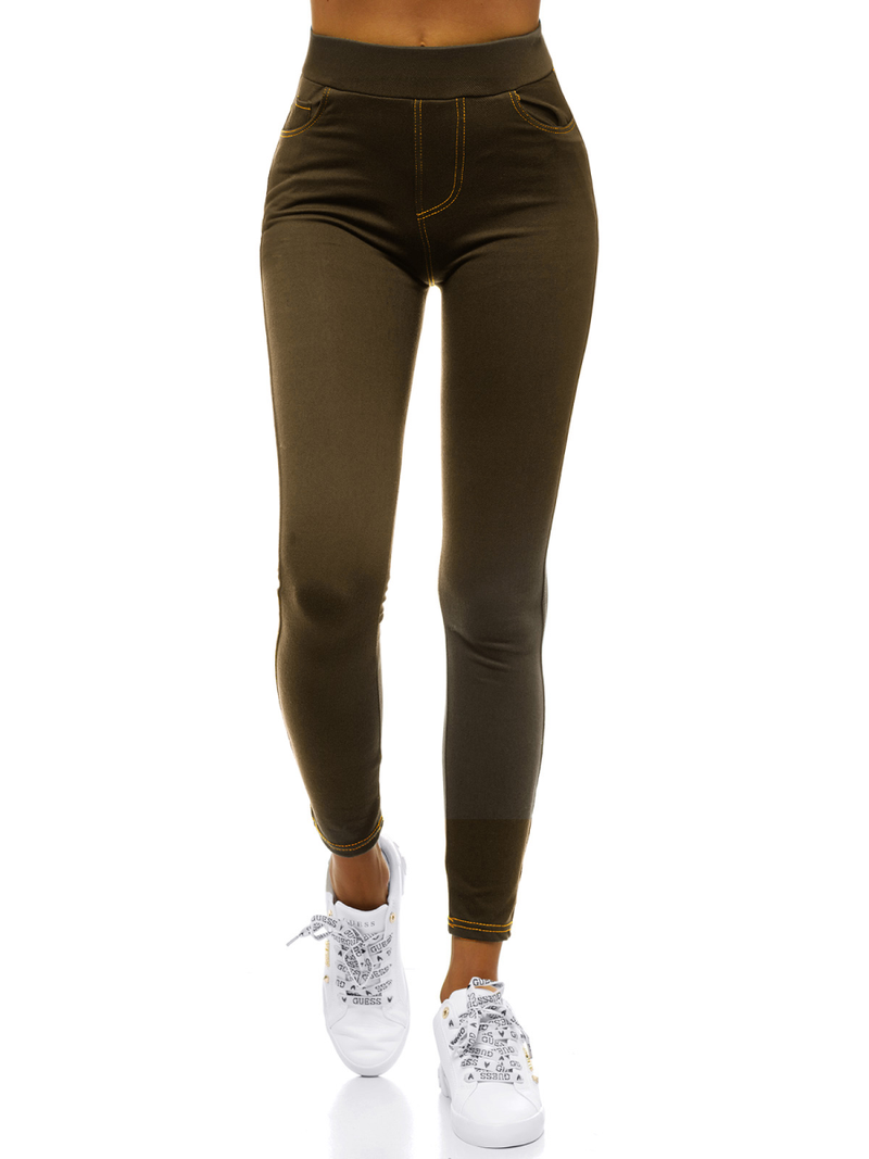 Ženske pajkice rjave OZONEE JS/1016/A14