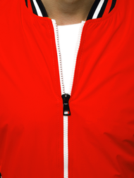 Moška bomber jakna rdeča OZONEE N/6197