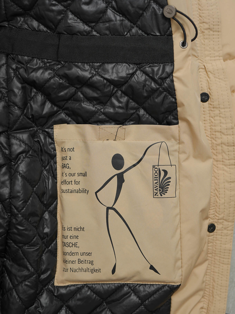 Ženska jakna bež OZONEE O/W377