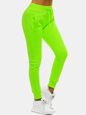 Ženske sportske hlače zelene-neon OZONEE JS/CK01/31
