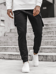 Moške hlače jogger črne OZONEE A/705