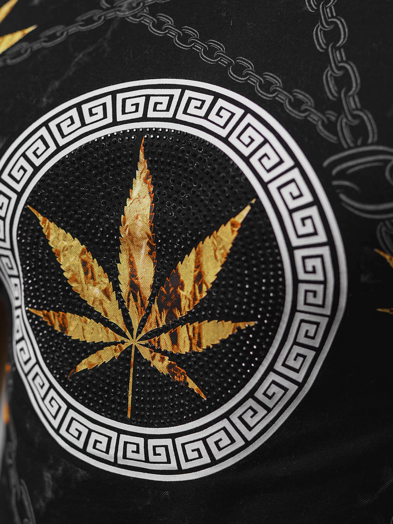 Moška trenirka črna OZONEE O/HM757Z