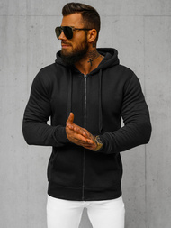 Moška jopa s kapuco črna OZONEE JS/2008Z