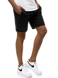 Moške kratke hlače črne OZONEE JS/XW50