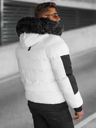 Moška zimska jakna bela OZONEE O/M798Z