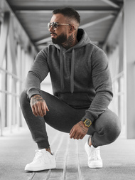 Moška trenirka grafitni OZONEE JS/XW2009