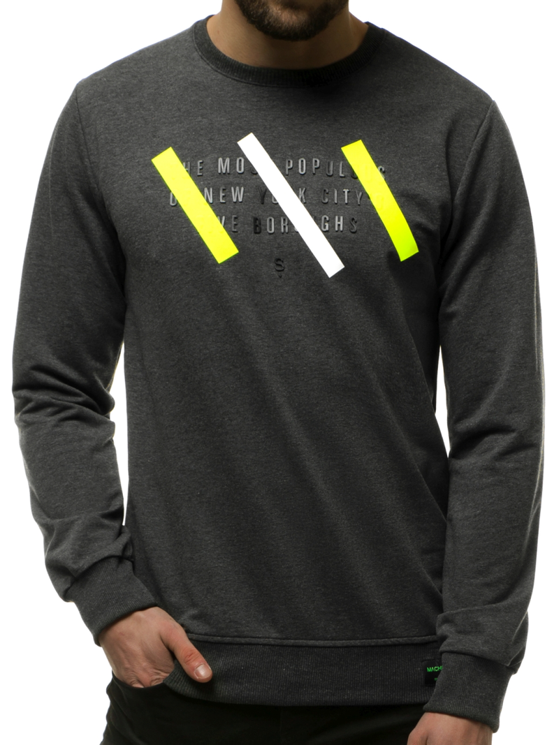 Moška jopa grafitna OZONEE MACH/2105