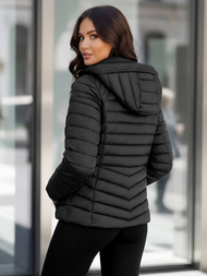 Ženska jakna črna OZONEE JS/11Z8226Z