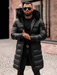 Moška zimska jakna črna OZONEE O/M801Z