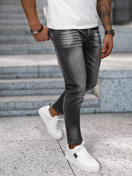 Moške kavbojke grafitne OZONEE NB/MP0199GS