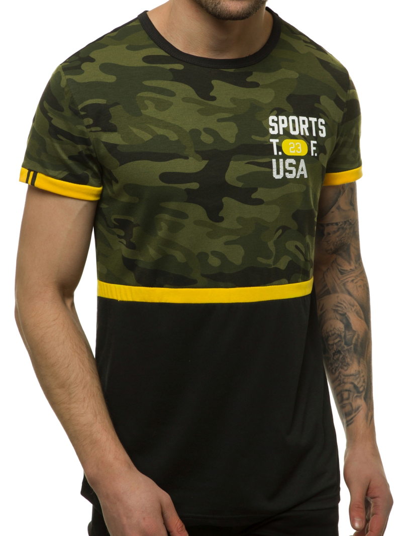 Moška majica zelena OZONEE JS/SS10982