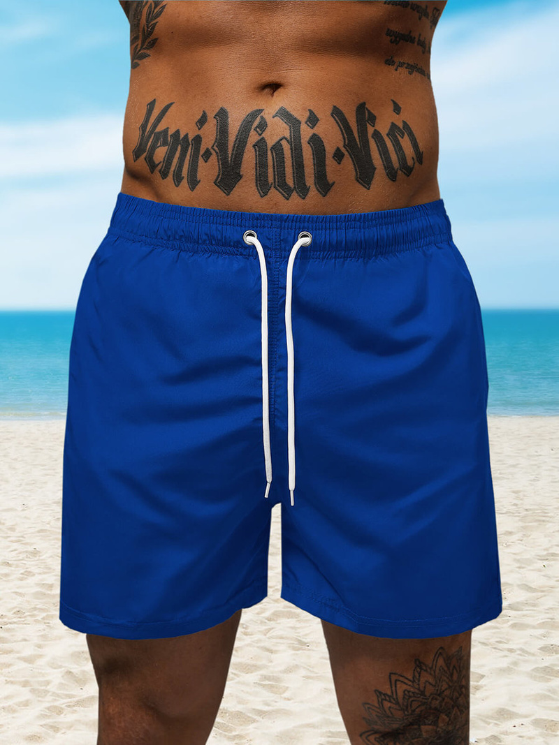 Moške kopalne kratke hlače temno modre OZONEE JS/XL019/40