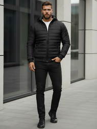 Moška jakna črna OZONEE JS/MY13Z