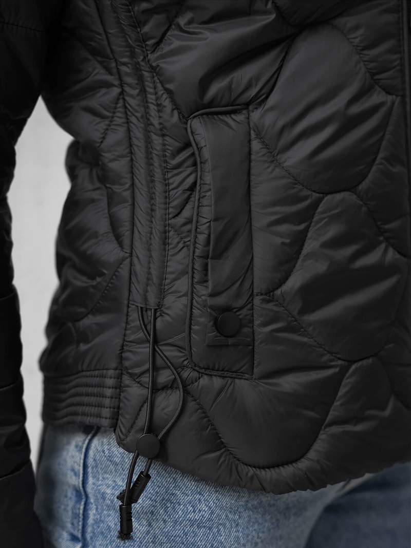 Ženska jakna črna OZONEE JS/16M9239/392