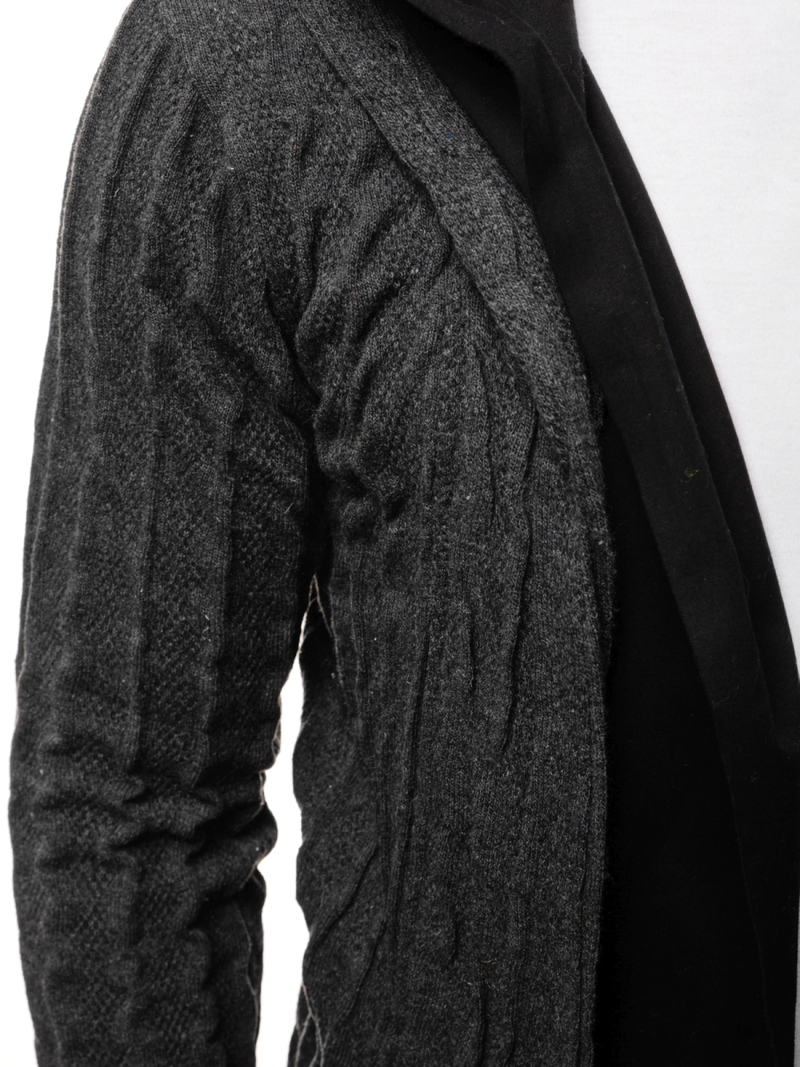 Moška jopa s kapuco grafitna OZONEE MACH/2138