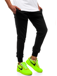 Moške športne hlače črno-rumene OZONEE G/11129