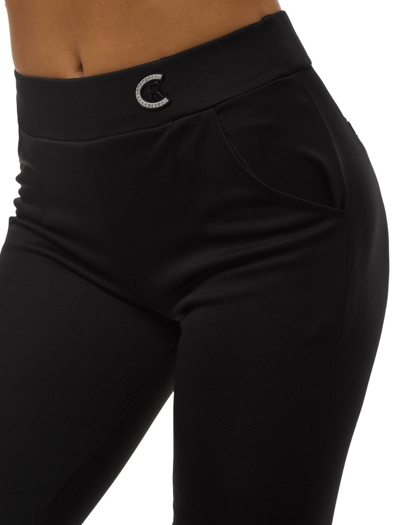 Ženske kratke pajkice črne OZONEE JS/1027/B1