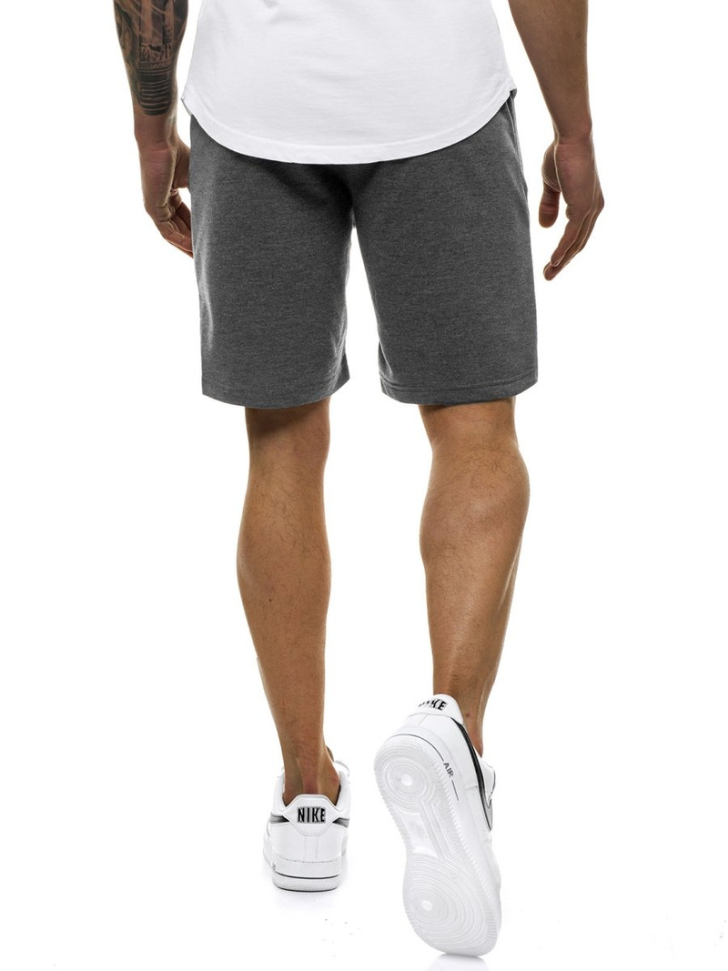 Moške kratke hlače temno-sive OZONEE JS/XW38