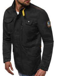 Moška prehodna jakna črna OZONEE O/99237