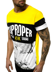 Moška majica rumena OZONEE JS/KS1974