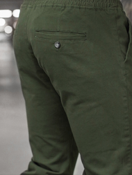 Moške hlače chino jogger zelene OZONEE JB/JP1145/8
