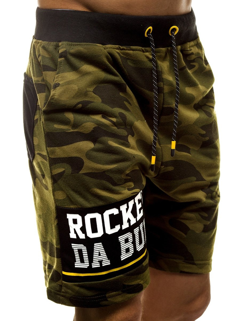 Moške kratke hlače zelene OZONEE JS/KK300161