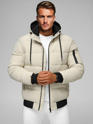 Moška jakna ecru OZONEE JS/31M5003/280Z