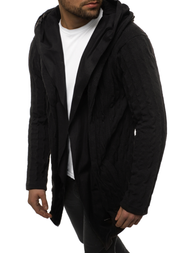 Moška jopa s kapuco črna OZONEE MACH/2138