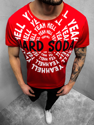 Moška majica rdeča OZONEE JS/KS1948Z