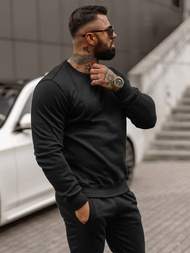 Moška trenirka črna OZONEE JS/68C10380/3Z