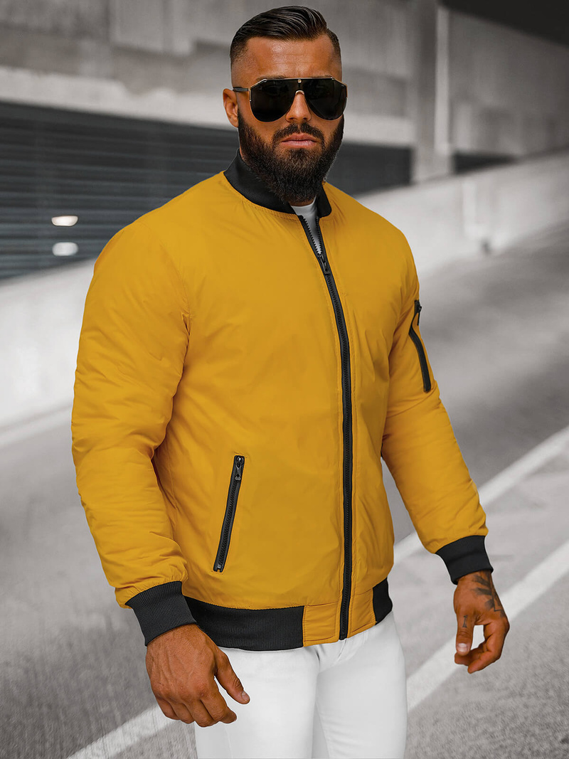 Moška jakna camel OZONEE JS/AK95Z