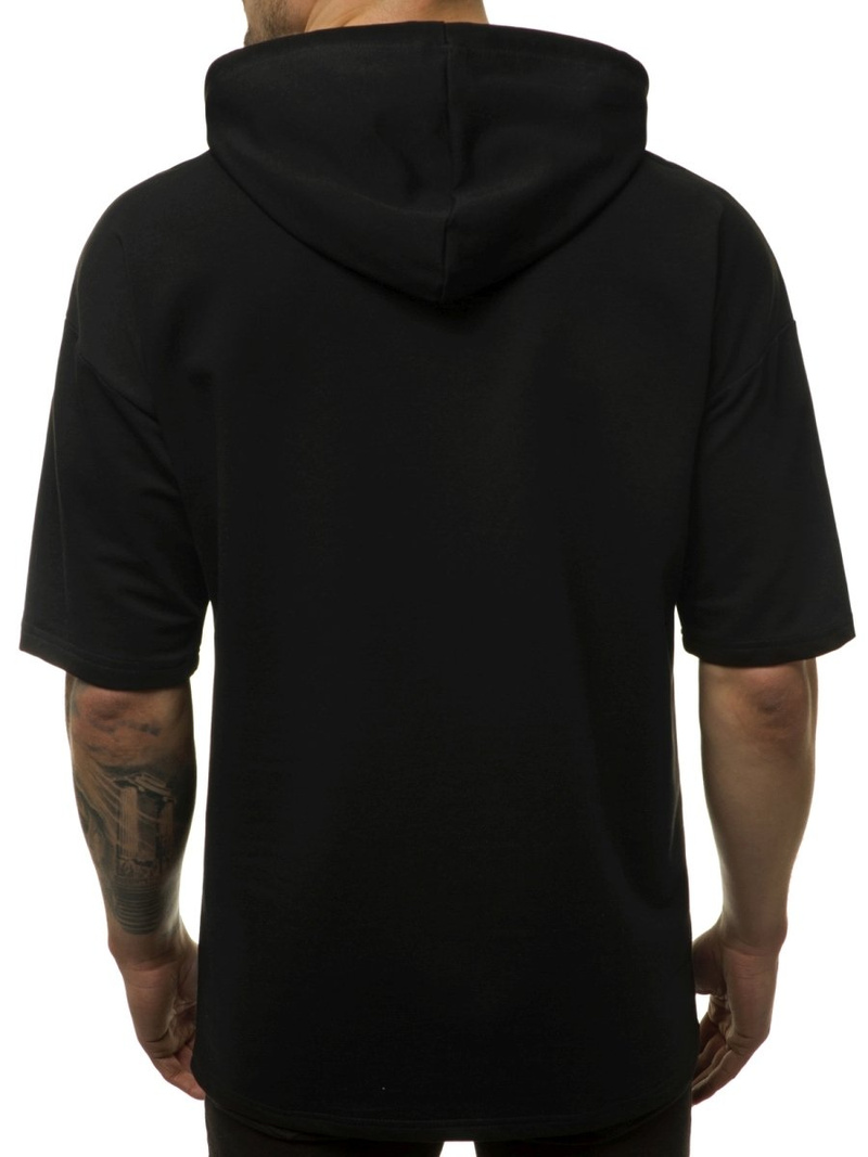 Moška jopa s kapuco črna OZONEE MACH/1183