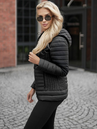 Ženska jakna črna OZONEE JS/11Z8228