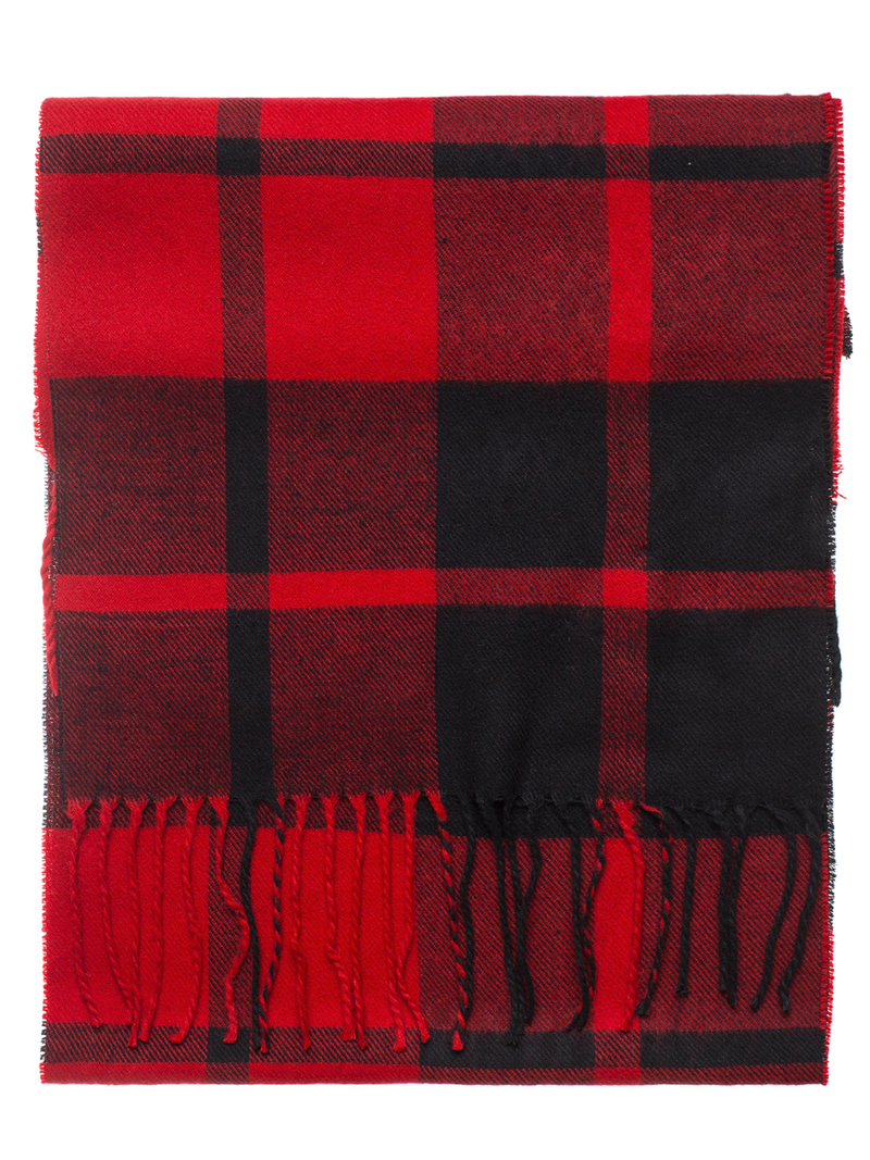 Moški šal rdeči OZONEE JS/YW08036/13