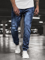 Moške hlače jogger modre OZONEE JS/KK1062