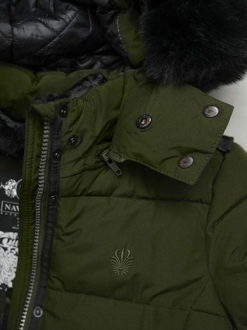 Ženska jakna kaki OZONEE O/W377Z