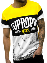 Moška majica rumena OZONEE JS/KS1974