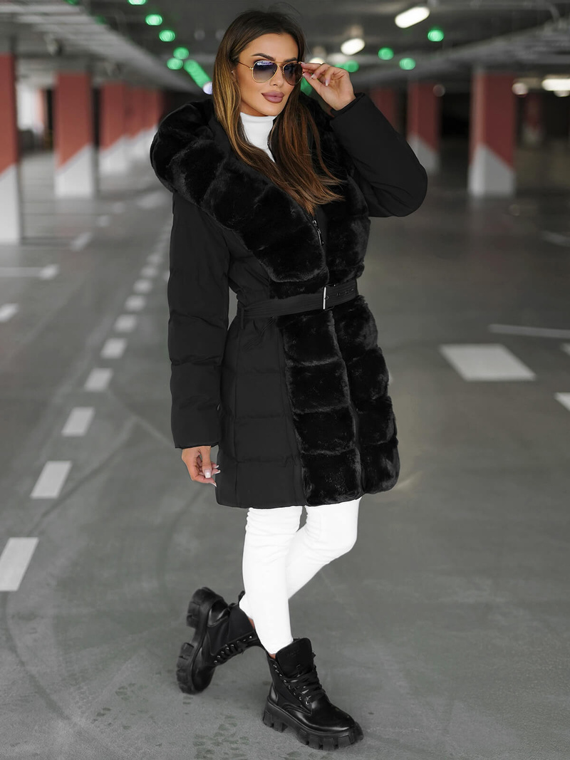 Ženska jakna črna OZONEE JS/5M3158/392Z