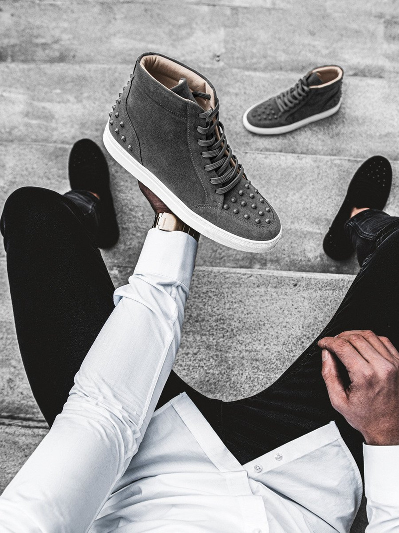 Moške superge sive OZONEE G/271